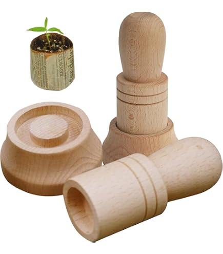 Máquina De Madera Para Hacer Macetas De Papel – Herramienta DIY Portátil Para Jardinería Y Cultivo De Plántulas