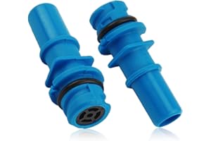 TNJPSEK 7L3Z6A666A PCV Valve Fitting, OEM Blue Thermoplastic Exhaust Positive Crankcase Ventilation Valve Compatible with E-150 E-250 E-350 E-450 F-150 F-250 F-350 F-450 F-53 (2 Pcs)