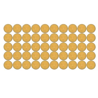 LONTG 50PCs Smokeless Candles Set 8 Hours Tibetan Buddhist Tealight Vanaspati Ghee Butter Candle Bulk Spiritual Candle for Wedding Birthday Party
