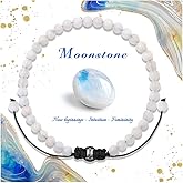 Pendlixy 4 6 8MM Beaded Bracelet Handmade Adjustable Natural Stone Crystal Bracelet Healing Inspirational Gifts for Women Men