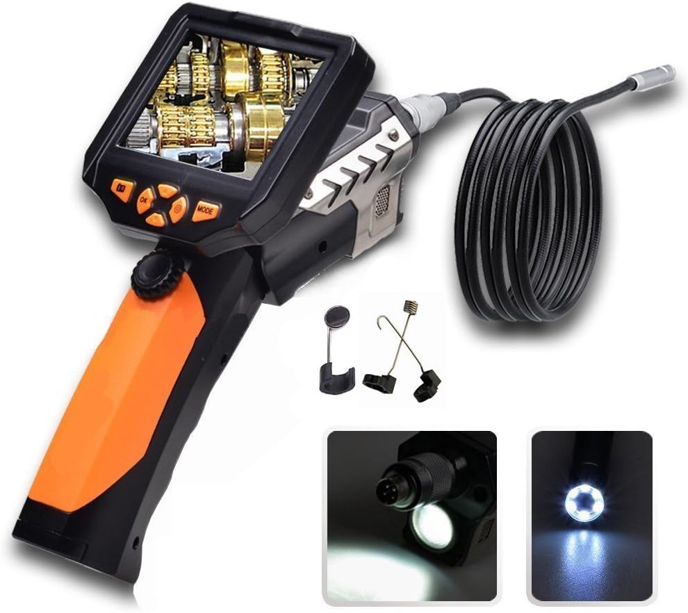 Flylinktech ® Cámara de inspección Full HD, 720P, USB Borescope