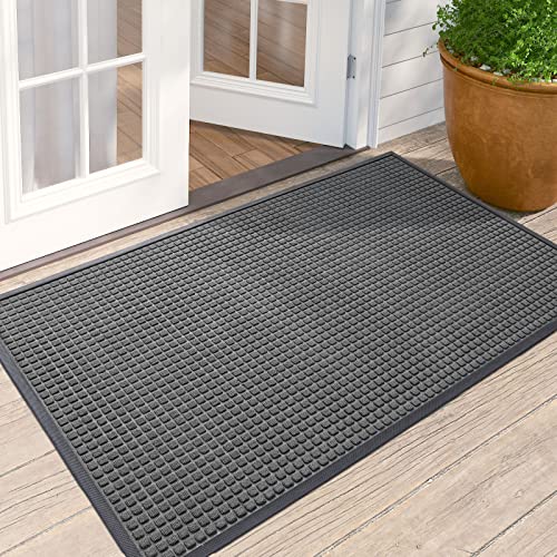 DEXI Large Front Door Mat Indoor Outdoor Doormat, Durable Heavy Duty Mat, NonSlip, Low
