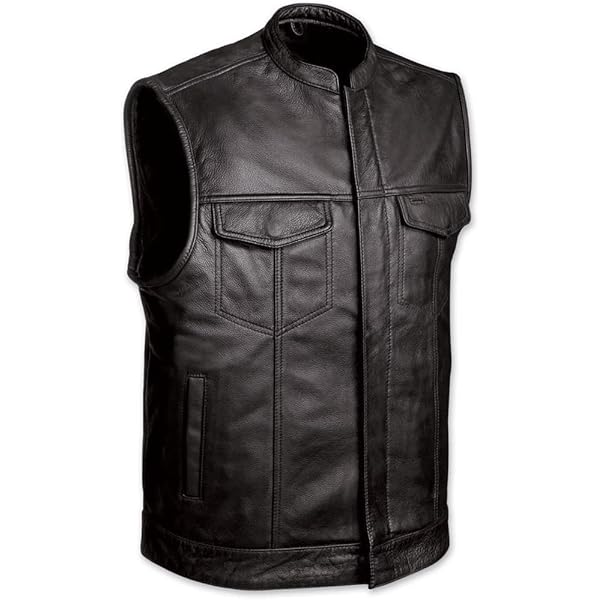ジャケット・アウター RIDERS FAKE LEATHER VEST JACKET Amazon