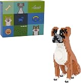 Larcele Micro Dog Building Blocks 1061 Pieces KLJM-02 Boxer Display Toy