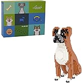 Larcele Micro Dog Building Blocks Mini Pet Building Toy Bricks, 1061 Pieces KLJM-02(Boxer)
