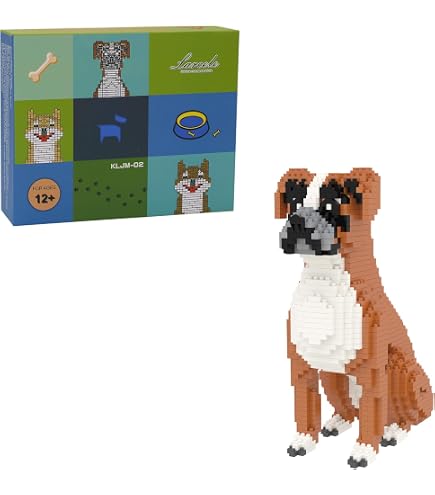 JEKCA Mattoncini Da Collezione: Bulldog Inglese 01S-M01, Set Da Costruzione Per Adulti E Ragazzi (14+)