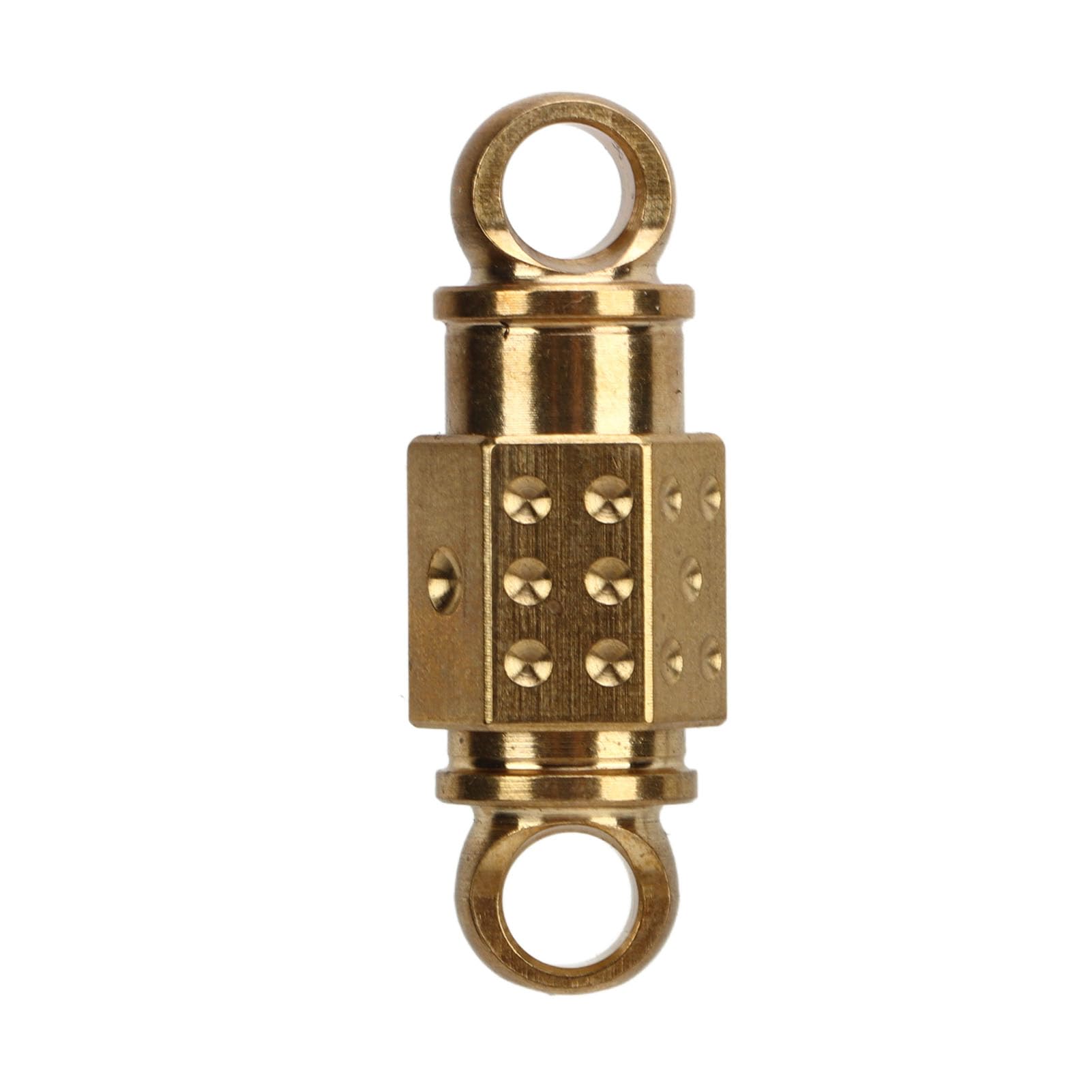 SUNGOOYUE Key Chain Snap Lock Holder, Brass Quick Release Pull Apart Key for Keychains Car House Keys