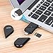 UNITEK Dual Option USB-C Type C (USB 3.1 Gen 1) & USB-A Type A (USB 3.0) Micro SD/SDHC/SDXC Card Reader Adapter, Supports Samsung S8, New MacBook, 2016 MacBook Pro, Chromebook Pixel-Black