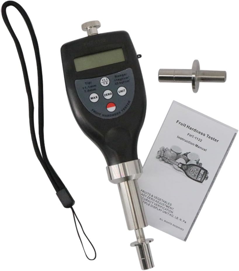 Tongbao Digital Fruit Penetrometer FHT-1122 Hardness Tester Firmness Tester Sclerometer Hardness Tester