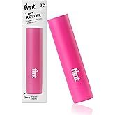 Flint Classic Pink Retractable Mini Lint Roller with 30 Extra Sticky Sheets, Small and Portable Lint Roller, Ideal Pet Hair Remover, Travel Lint Rollers for pet Hair Extra Sticky