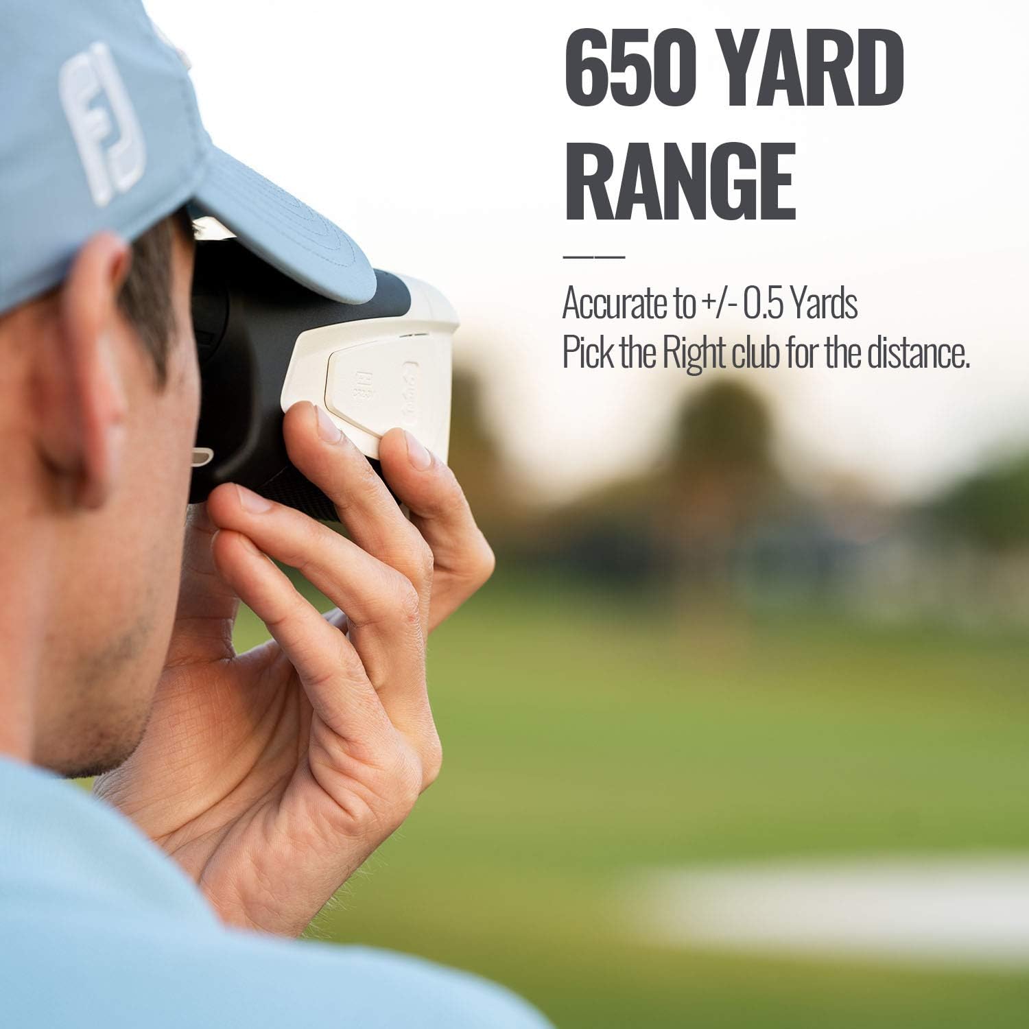 ACPOTEL Golf Rangefinder, 650 Yards Golf Rangefinder with Slope, Laser Rangefinder with 4 Modes (Slope Adjust/Flag Lock/Speed/Distance), 6X Magnification Golf Laser Rangefinder, Accurate/Easy to Use : Sports & Outdoors