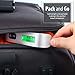 HotLife Digital Hanging Scale with Backlit for Luggage and Portable Scale for Travel, Suitcase Weight Scale with Rubber Paint, Auto-Off Function, 110 Pounds Maximum, Battery Included