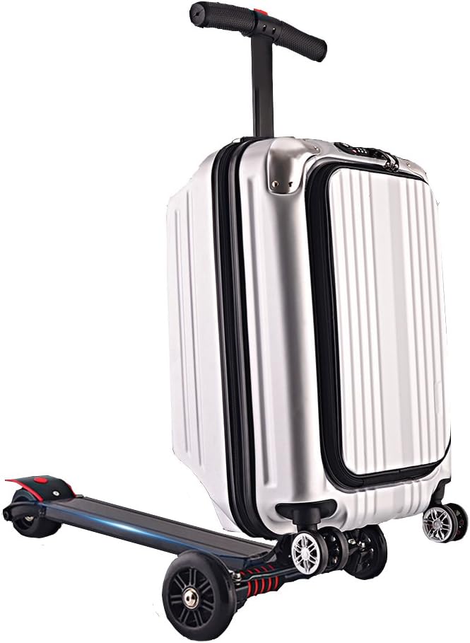 21 Inch Unisex Multi-Functional Scooter Luggage with USB Charging Port