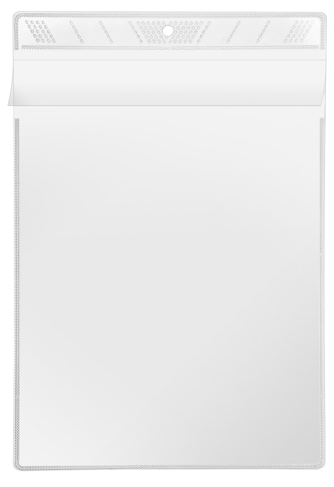 Veloflex 3305010 – Clear Pocket DIN A5, Protective Cover, Hanging Cover for Hanging, Transparent, Pack of 10