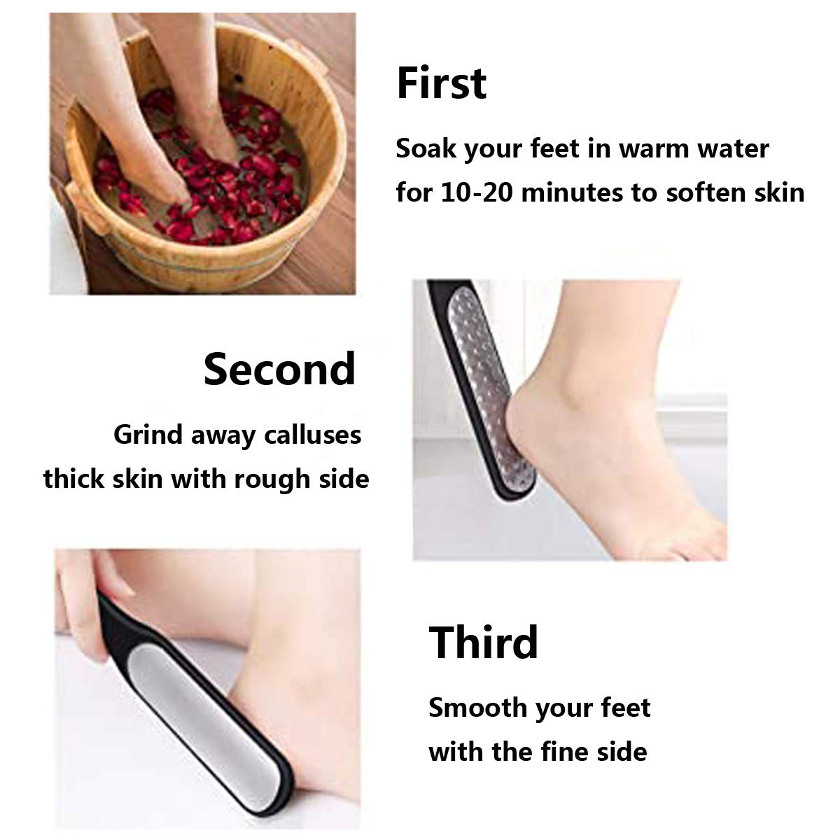 ALCKYSIR 23-In-1 Professional Pedicure Tool Set, with Foot Files and Rasp, Foot Grinder Callus Cuticle Remover, Toenail Clippers Set with Portable Storage Box for Women and Men : Beauty