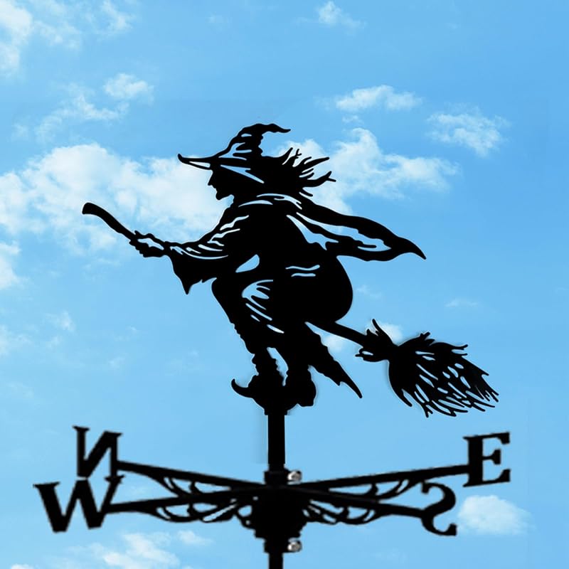 Noaya Stainless Steel Weather Vane Garden Spinner Weathervane Easy Install