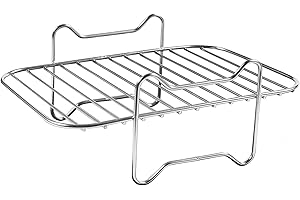 KUIOPYY Air Fryer Rack for Double Basket Air Fryers, Dehydrator Rack for Foodi DZ201 DZ401 Air Fryer Accessories