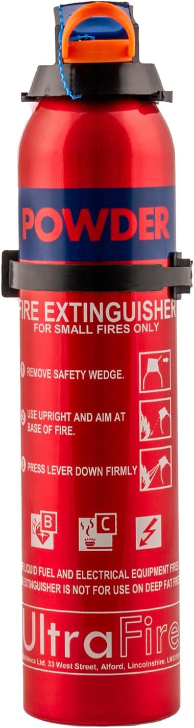Ultrafire UFXALPHA 600g Fire Extinguisher Car Caravan Boat 5 Year