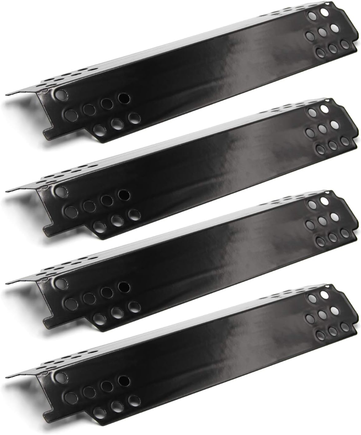 VICOOL Grill Heat Plate Porcelain Steel Heat Tent Shield Replacement for Charbroil 461334813, 463234413, 463436213, 463436215, Thermos 466360113 Gas Grill, G432-0096-W1, 14 7/8 inch hyP300A (4 Pack)