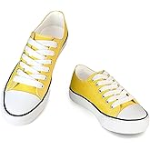 Canvas Shoes for Women Casual Low Top Sneakers, Womens Fashion Classic Lace Up Walking Shoes for Everyday Wear