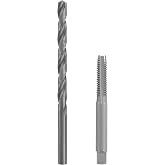 Bosch BDT38F16 Tap & Drill Bit Combo – 3/8-16 Plug Tap And 5/16" Drill Bit, Carbon Steel, For Right-Hand Internal Threads