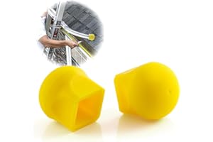 QUFA Ladder Stabilizer Bumpers for Werner Extension Ladder,Ladder Accessories with Non-Slip Protective Covers - Ladder Standoff End Caps Included -2 Pack