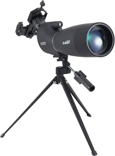 SVBONY SV28 Spotting Scope 25-75x70 with Tripod HD BAK4 FMC Lens Phone Adapter