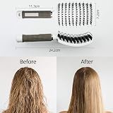 URAQT Hair Brush Boar Bristle Paddle Detangler for All Hair Types Red view 7