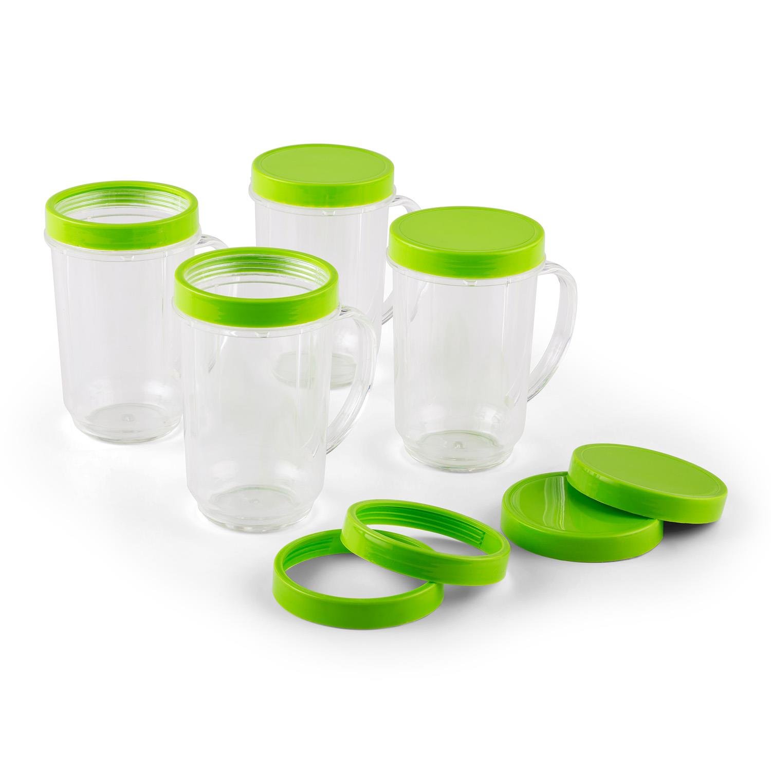 oneConcept Smoothy batidora licuadora (350 W, 4 recipientes, vaso ...