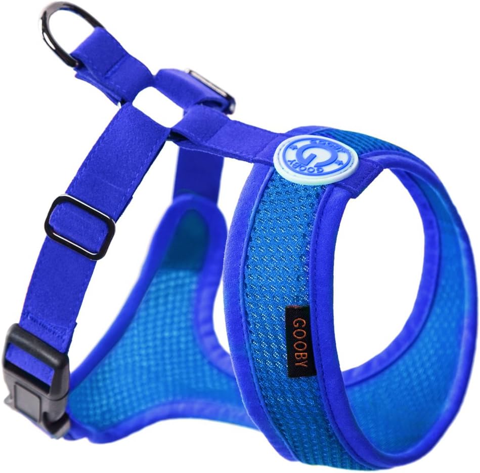 Gooby Freedom Harness II, Choke Free Mesh Harness for Small Dogs with
