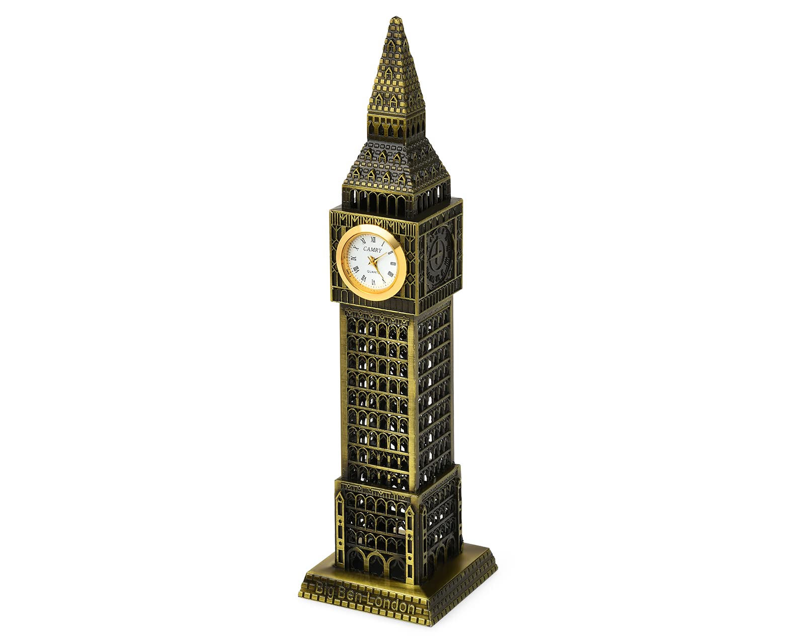ds. distinctive style Metallic Big Ben Tower Model Statue Decoration (23.5cm)