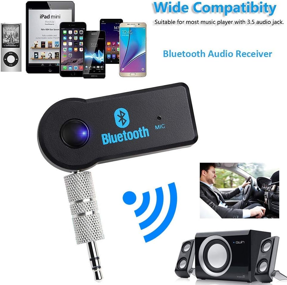 EXPRESS TRADE Universal Bluetooth Receiver Car Kit Handsfree 3.5mm
