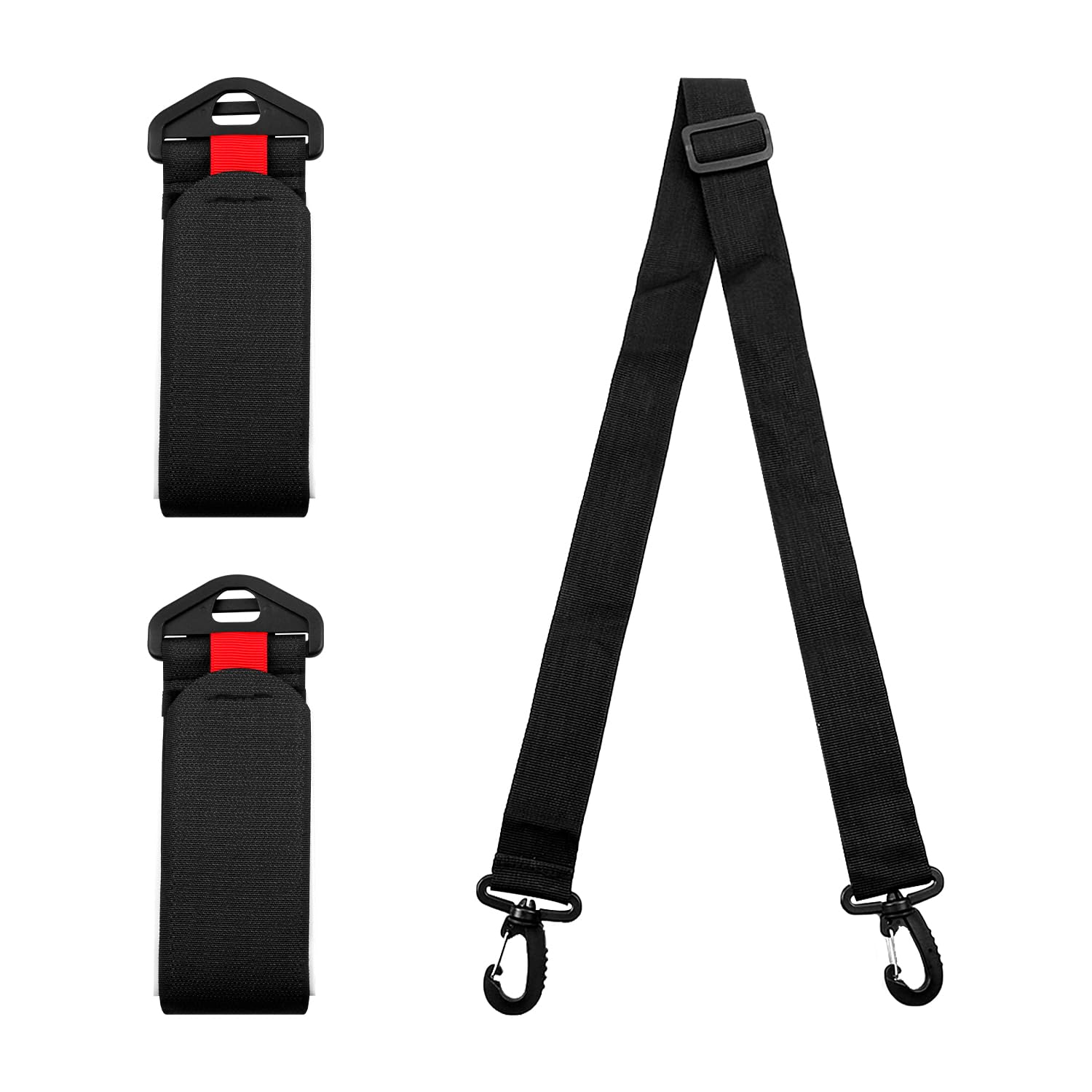 Rumyve Ski Strap and Pole Carrier,Adjustable Ski Operator Strap,Cushioned Shoulder Sling Ski Accessories Ski Winter Outdoor Activities
