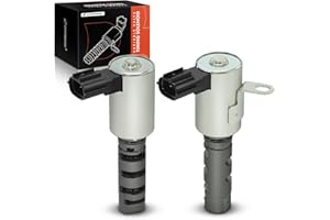 A-Premium 2-PC Left & Right Engine Variable Valve Timing (VVT) Solenoid Compatible with Toyota Camry Highlander Sienna Avalon