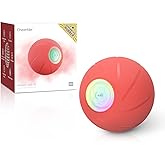 Cheerble [Enhanced Rubber Version Smart Interactive Dog Toy, Wicked Ball PE, Automatic Moving Bouncing Rotating Ball, Active 