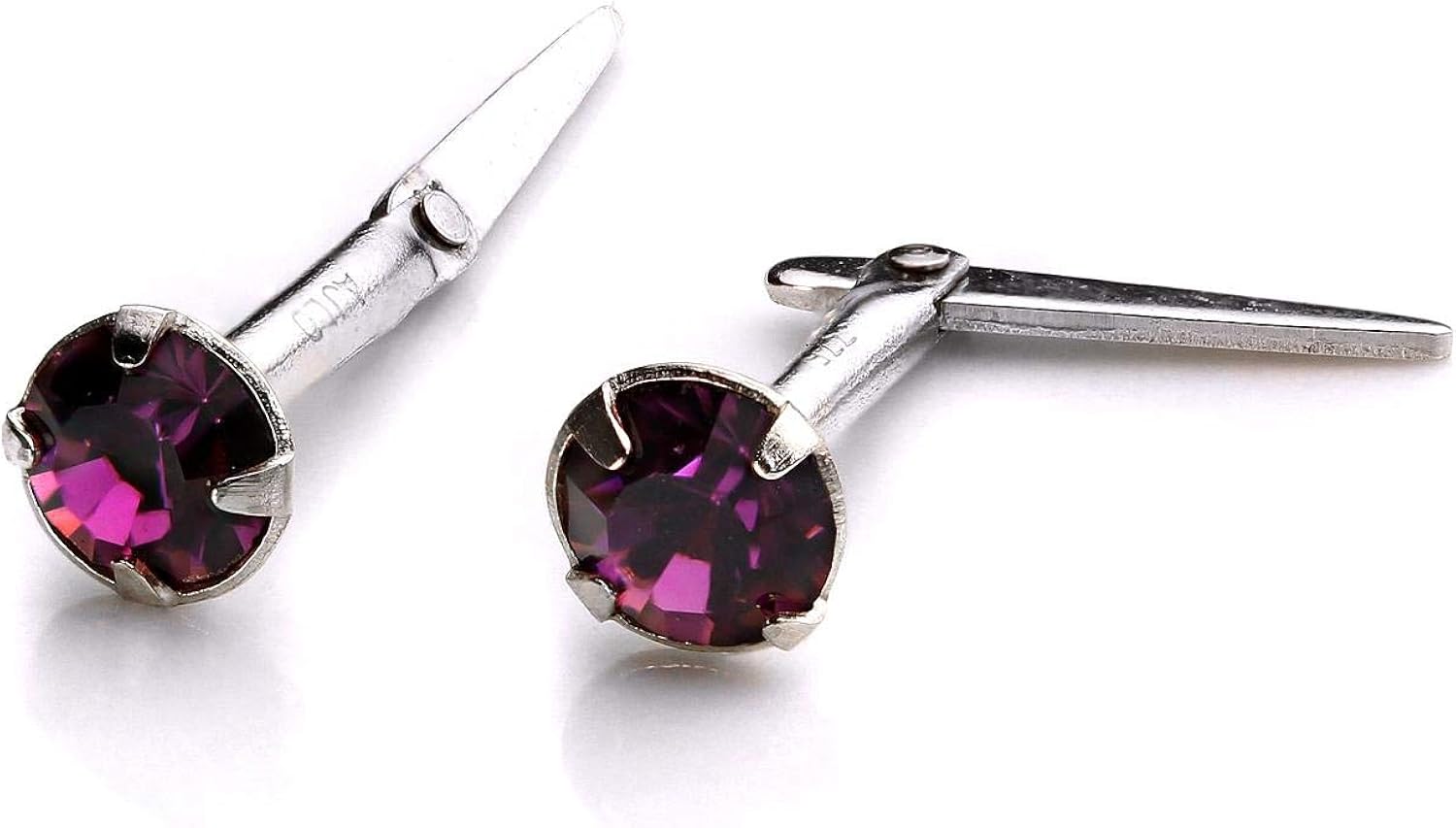 Sterling Silver Andralok Stud Earrings With 3mm Crystal Women Jewellery Arcadiawinds Com