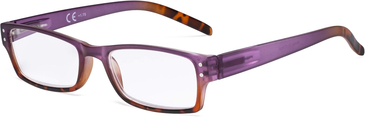 CessBlu Ladies Variety Colors Reading Glasses 4 Pack with Spring Hinge for Women Reading +1.0, 4pc-mix - Image 3
