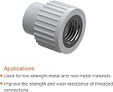 sourcing map 30pcs Wire Thread Inserts 1/4-20 UNC 2D 304 Stainless Steel view 5