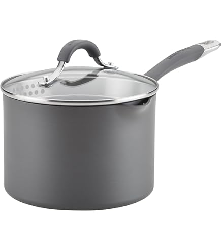 未使用品アノロンAnolon 2QT カバー付きソースパン Amazon.com: Anolon Advanced Hard Anodized Nonstick Sauce Pan
