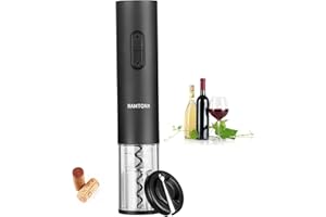 Electric Wine Bottle Opener, Wine Opener Corkscrew Key Set with Foil Cutter,Automatic Reusable Easy Carry Black Wine Opener G