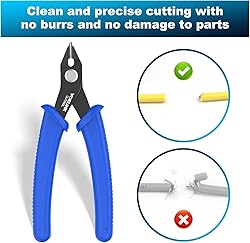 VCELINK Small Wire Cutter Spring-loaded
