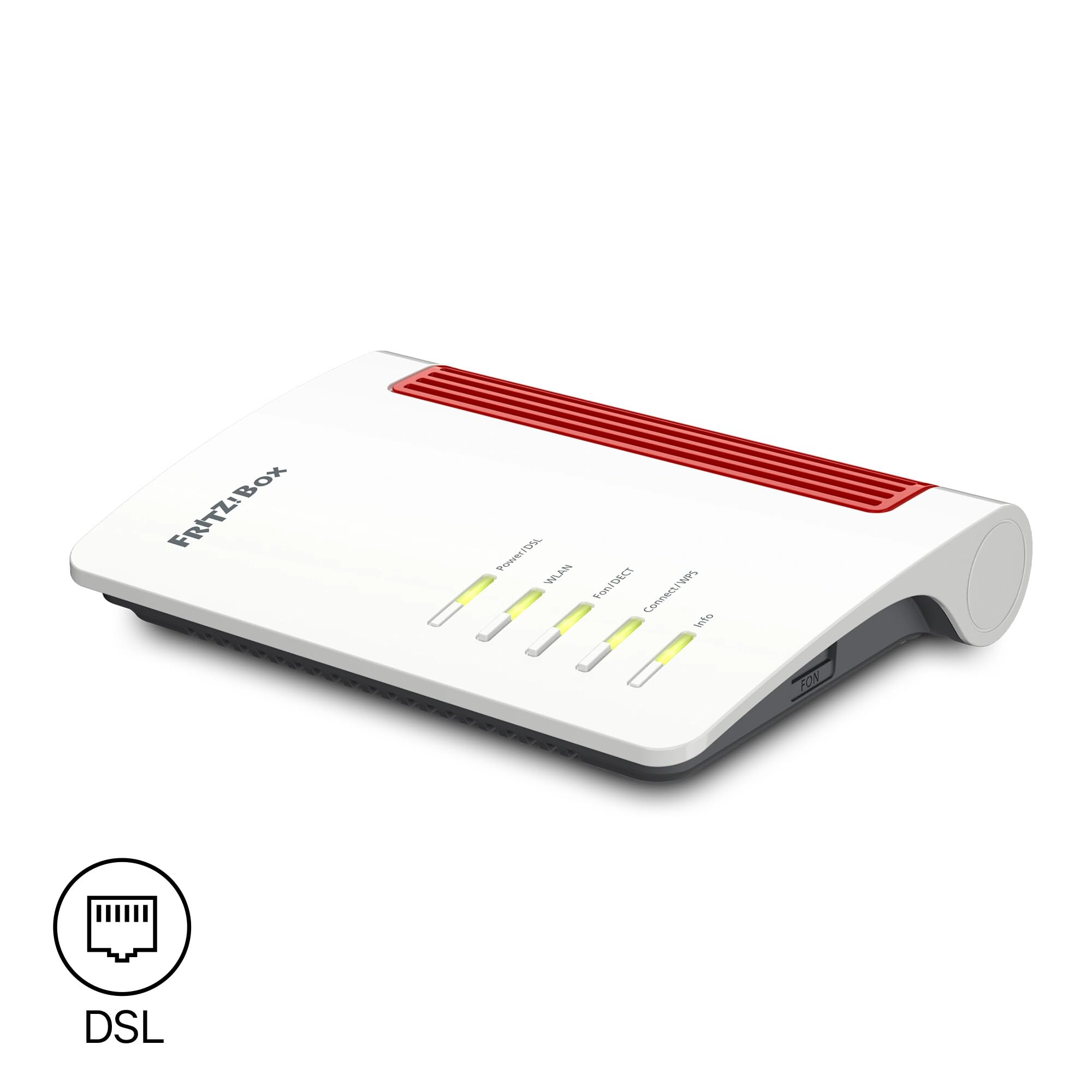 FRITZ!Box 7530 AX | DSL-Router | Wi-Fi 6 bis zu 2.400 MBit/s | intelligentes WLAN Mesh | höchster Sicherheitsstandard | Smart Home & Telefonie Zentrale | einfache Einrichtung | Made in Europe 2