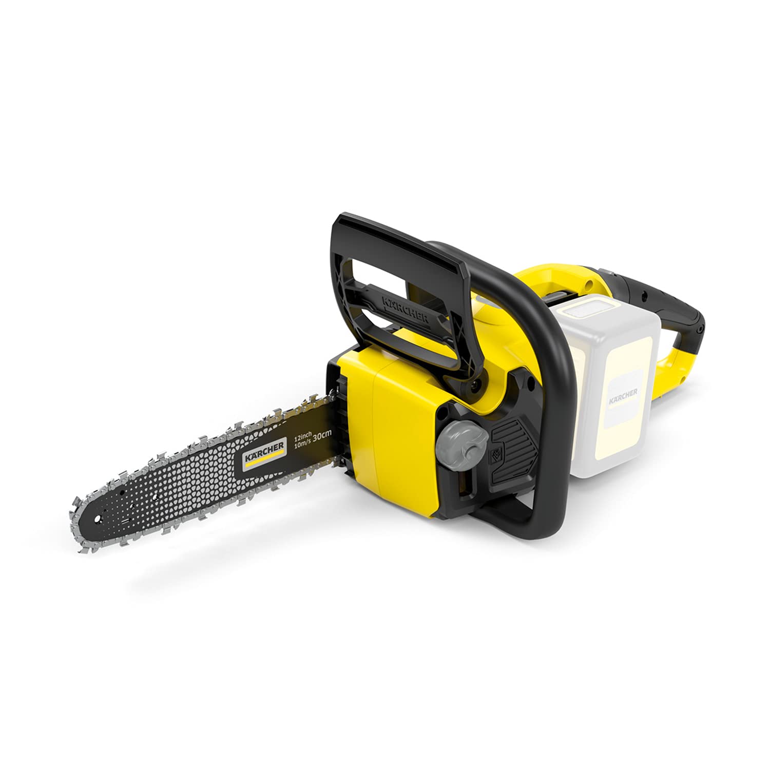 Kärcher 18v Cordless Chainsaw CNS 18-30, bar length: 30 cm, automatic chain lubrication, kickback protection, power: max. 35-70 cuts, can be used with Kärcher 18v battery, without rechargeable battery