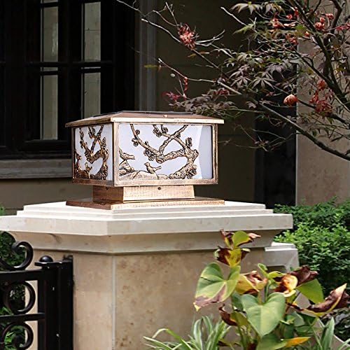 WWJ/ Villa solar pillar lamp/outdoor garden lights wall lights//column door Wall lamp