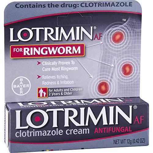 Lotrimin AF Ringworm Cream, Clotrimazole 1, Clinically Proven