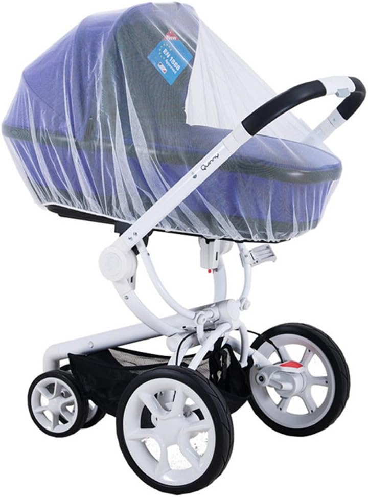 Universal White Baby Stroller Mosquito Net Insect Protection Mesh Net for Pushchair and Prams