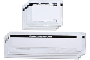 CI KYAN Cleaning Kits for ZXP Series 1 and ZXP Series 3 ID Card Printer Repair,Pack of 4 Short T Cards and 4 Long T Cards CK-105999-301
