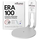 Sound Bass ERA100 Wall Mount Bracket, Low Profile, White, Single Unit, Compatible with Sonos ERA 100 Speaker, Complete with All Fixing Hardware