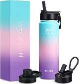 HydroPal 1000ml Vacuum Insulated Stainless Steel Bottle with Lids