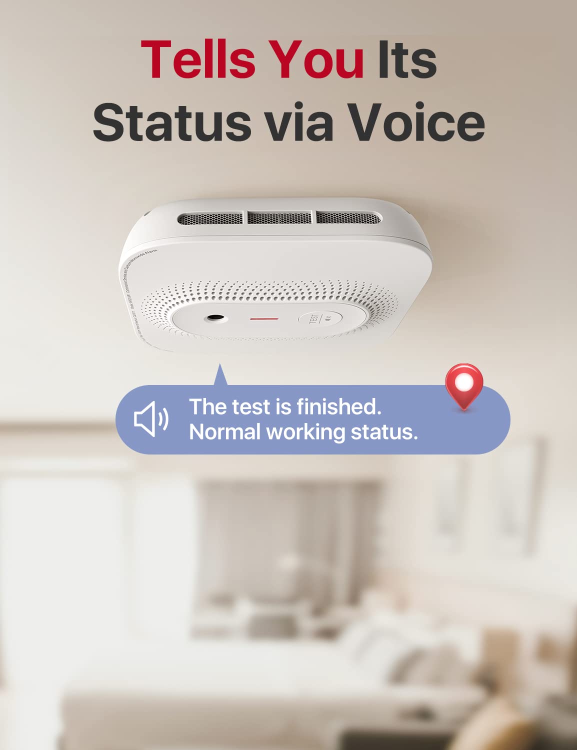 X-Sense Combination Battery Powered Smoke and Carbon Monoxide Detector with Voice Location, Wireless Interconnected Smoke Detector Carbon Monoxide Detector Combo, Model XP02-WR, 3-Pack